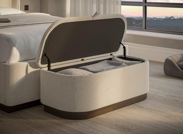 Clearance Chloe Bouclé Blanket Box alternate view