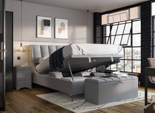 Clearance Enzo Upholstered Ottoman Bed Frame third priority image