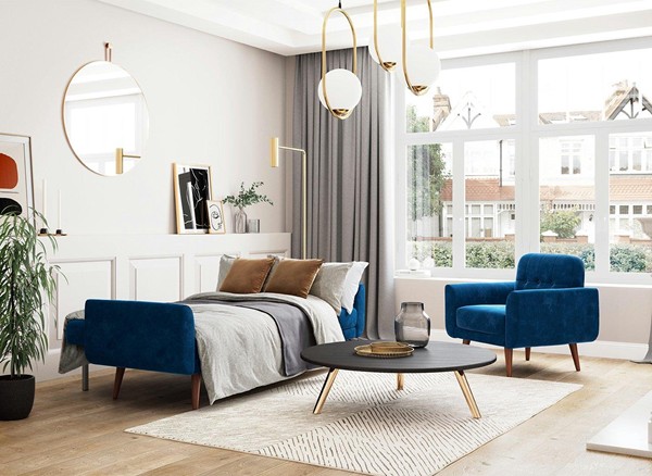Clearance Gallway 3-Seater Clic-Clac Sofa Bed alternate view
