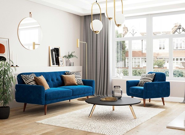 Clearance Gallway 3-Seater Clic-Clac Sofa Bed alternate view