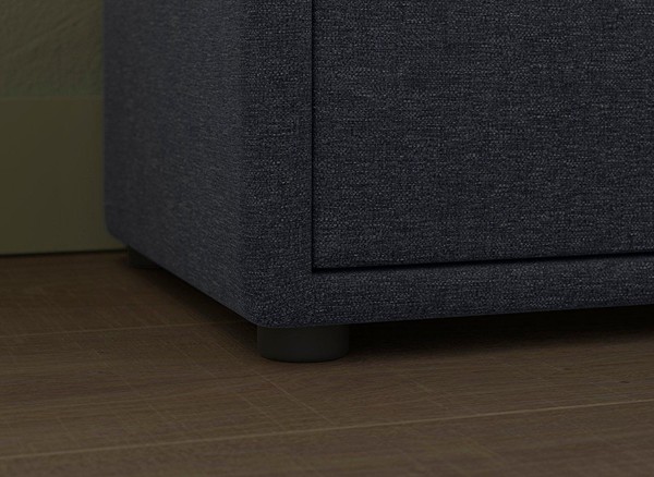 Clearance Lucia / Wilson Upholstered Bedside Table alternate view