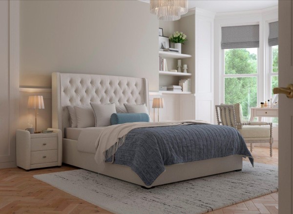 Buy Deacon Upholstered Bed Frame Today With Free Delivery