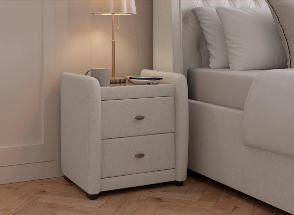Deacon Upholstered Bedside Table alternate view