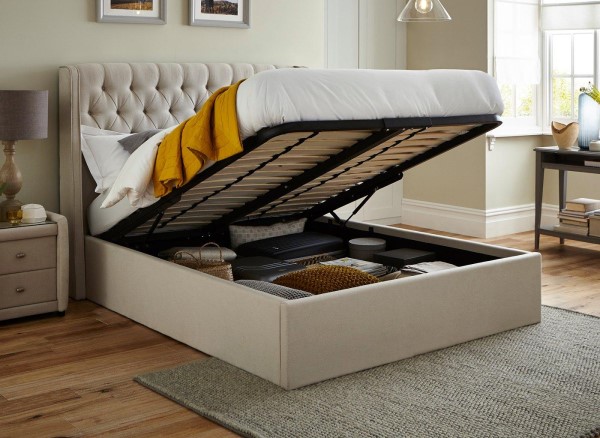 Deacon Upholstered Ottoman Bed Frame second priority image
