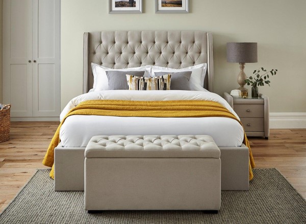 Deacon Upholstered Ottoman Bed Frame third priority image