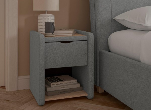 Delaware Upholstered Bedside Table alternate view