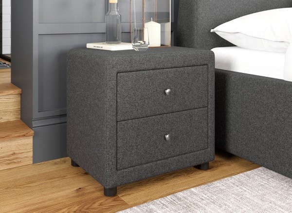 Buy Detroit Upholstered Bedside Table Today With Free Delivery