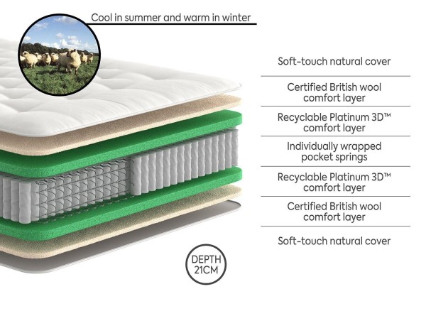 Dream Team Brookfield Pocket Sprung Mattress third priority image
