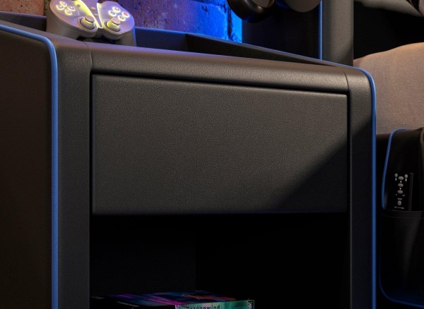 Drift Gaming USB Charging Bedside Table third priority image