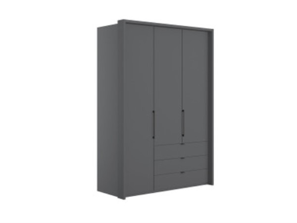 Buy Emden 3 Door 3 Drawers On Right Hinged Wardrobe Today With Free Delivery