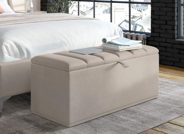 Buy Enzo Velvet-Finish Blanket Box Today With Free Delivery