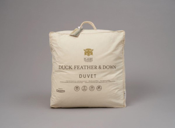 Buy Flaxby Duck Feather & Down Washable 10.5 Tog Duvet Today With Free Delivery