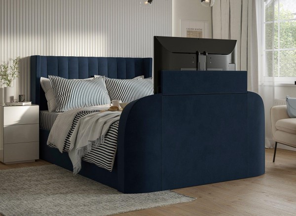 Buy Foley Upholstered TV Bed Frame Today With Free Delivery