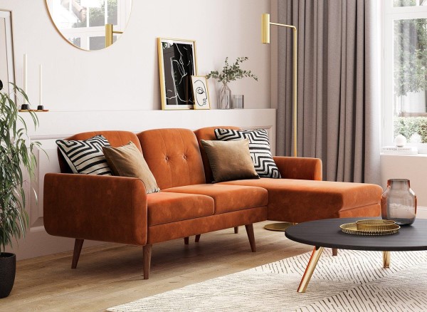 Gallway 3-Seater Corner Clic-Clac Sofa Bed second priority image