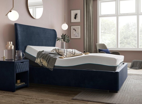 Buy Grove Sleepmotion Adjustable Velvet-Finish Bed Frame Today With Free Delivery