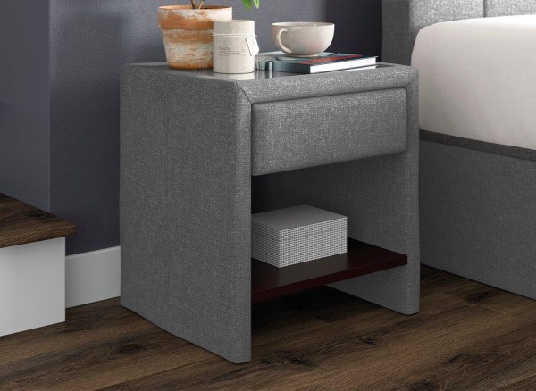 Buy Harrow Upholstered Bedside Table Today With Free Delivery