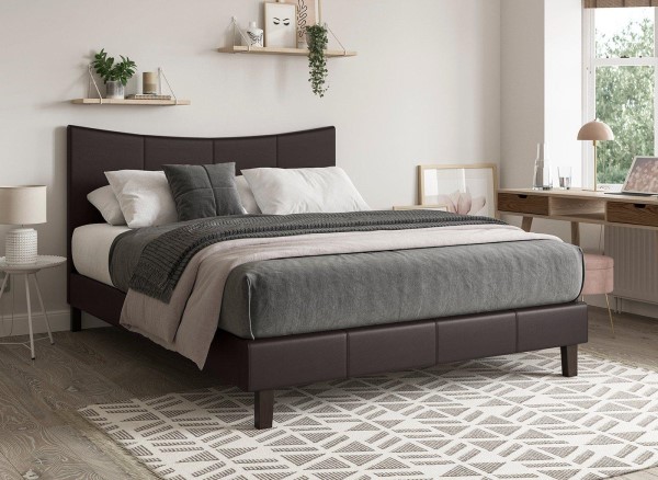 Jakarta Faux Leather Low Rise Bed Frame second priority image