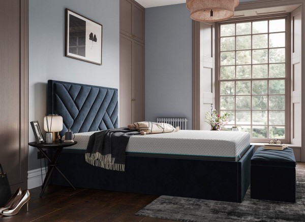House Beautiful Jay Sleepmotion Adjustable Velvet-Finish Bed Frame third priority image