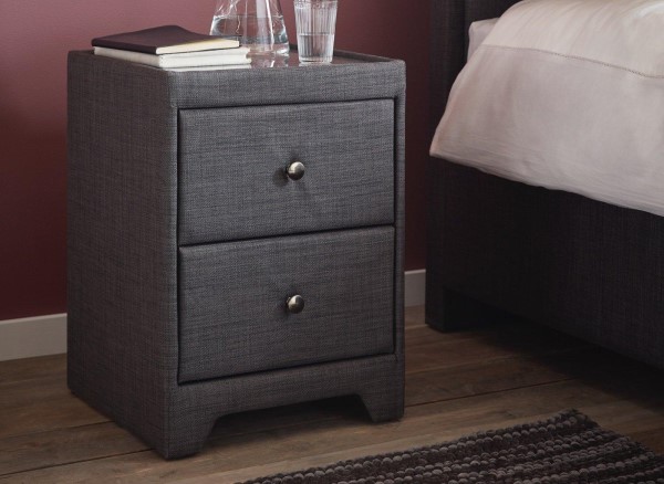 Buy Kimberley Upholstered Bedside Table Today With Free Delivery