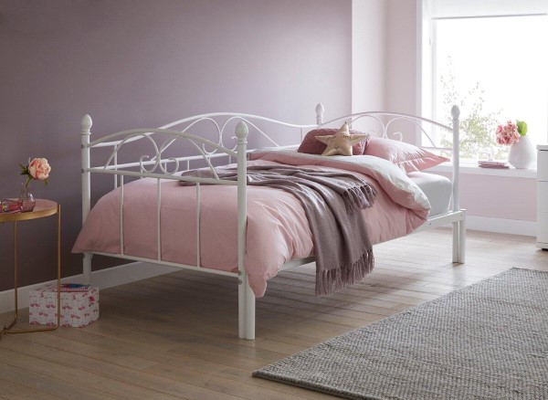 Buy Kylie Metal Day Bed with Pull Out Today With Free Delivery