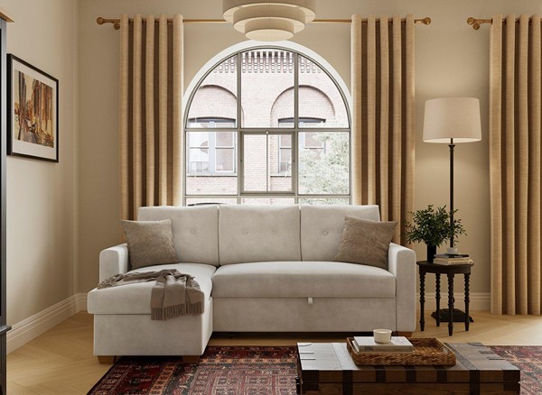 Larne 3-Seater Corner Pull-Out Sofa Bed