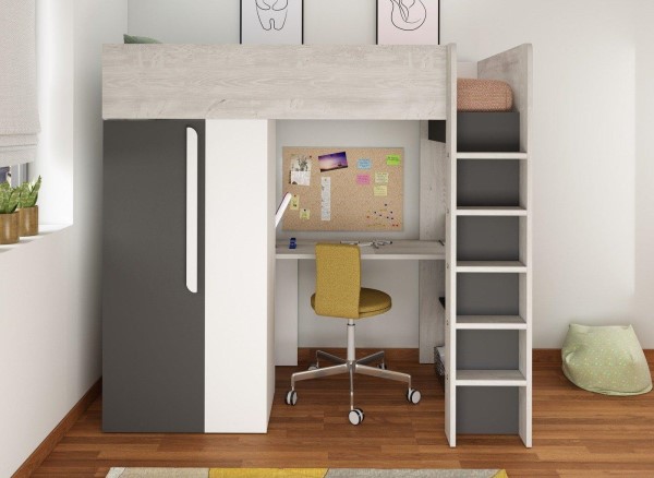Liam Kids Wooden High Sleeper third priority image