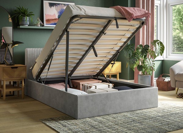 Louanna Upholstered Ottoman Bed Frame second priority image