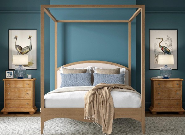 Louis Four Poster Wooden Bed Frame third priority image