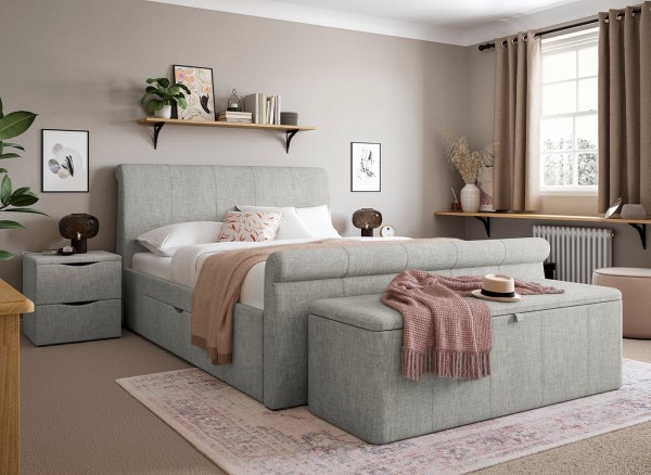 Lucia Upholstered Bed Frame third priority image