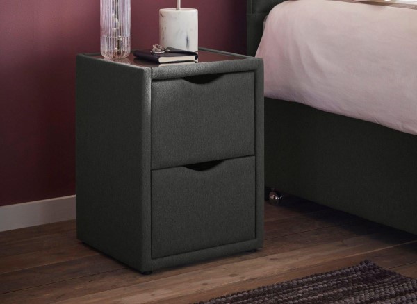 Upholstered clearance bedside table
