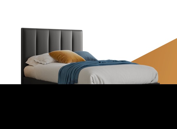 Lynton Faux Leather Bed Frame third priority image