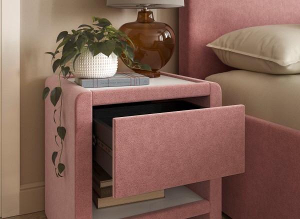 Margot Bouclé USB Charging Bedside Table alternate view