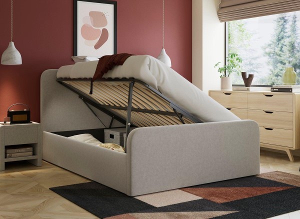 Margot Ottoman Bouclé Bed Frame third priority image