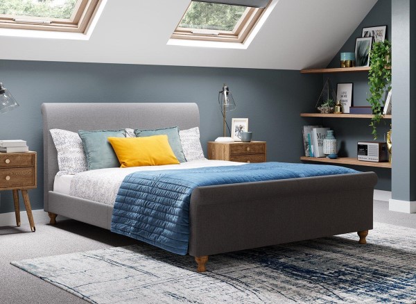 Buy Marley Upholstered Low Rise Bed Frame Today With Free Delivery