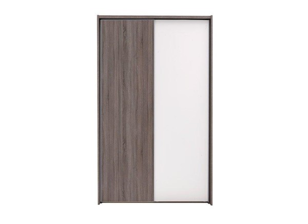 Buy Melbourne 2-Door Sliding Wardrobe - Oak & White - Small Today With Free Delivery