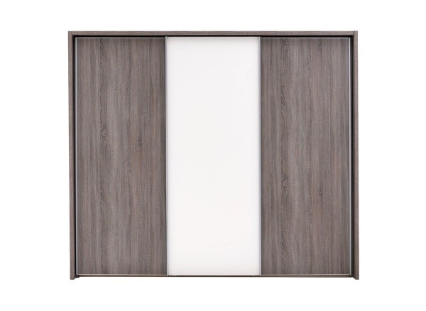 Buy Melbourne 3-Door Sliding Wardrobe - Oak & White - Large Today With Free Delivery