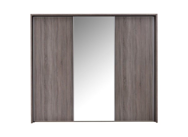 Buy Melbourne 3-Mirror Door Sliding Wardrobe - Oak Today With Free Delivery