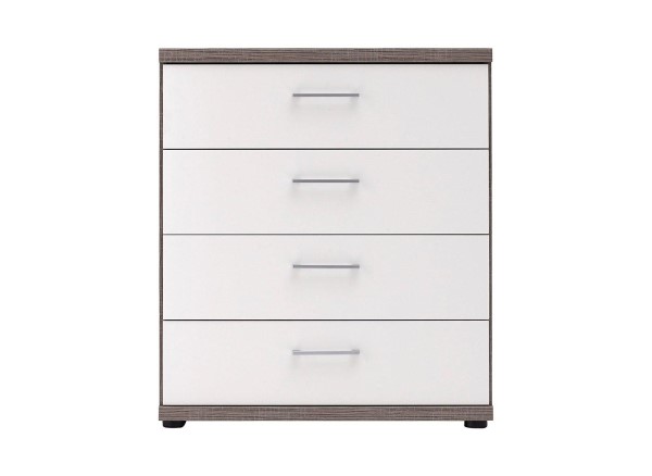 Buy Melbourne 4-Drawer Chest - Oak & White Today With Free Delivery