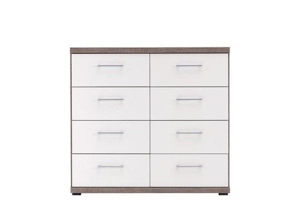 Buy Melbourne 8-Drawer Chest - Oak & White Today With Free Delivery