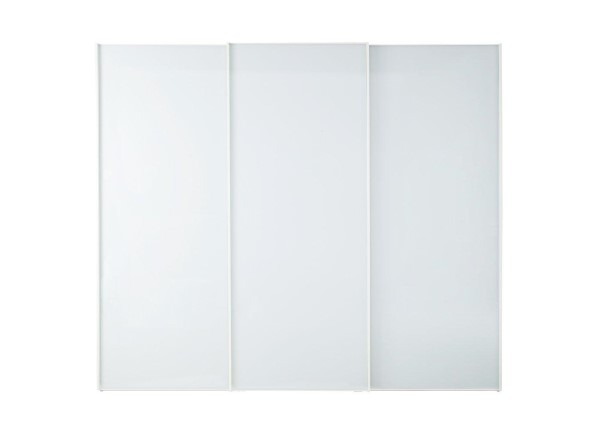 Buy Memphis 3-Door Sliding Wardrobe - White - Large Today With Free Delivery