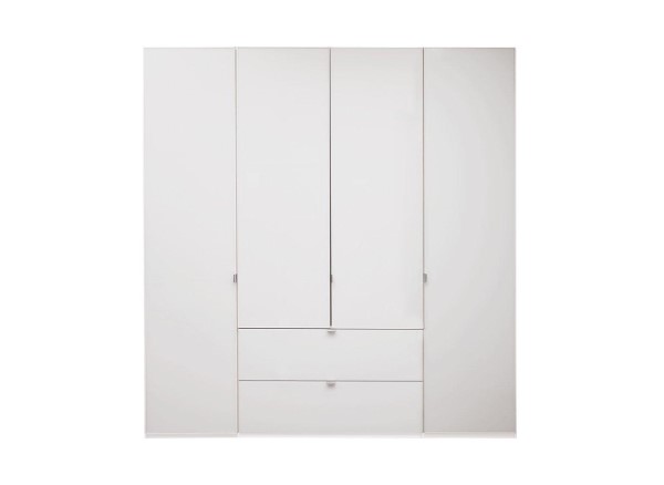 Buy Memphis 4-Door Combi Wardrobe - White Today With Free Delivery