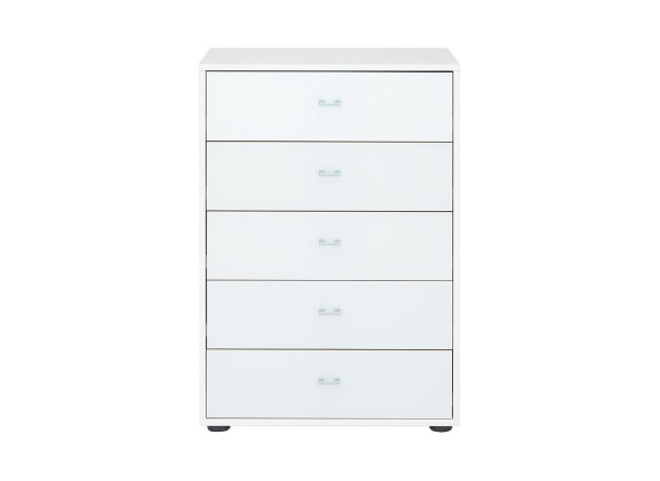 Buy Memphis 5-Drawer Chest - White Today With Free Delivery