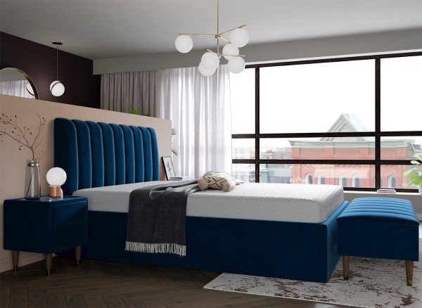 Mount Sleepmotion Adjustable Velvet-Finish Bed Frame third priority image