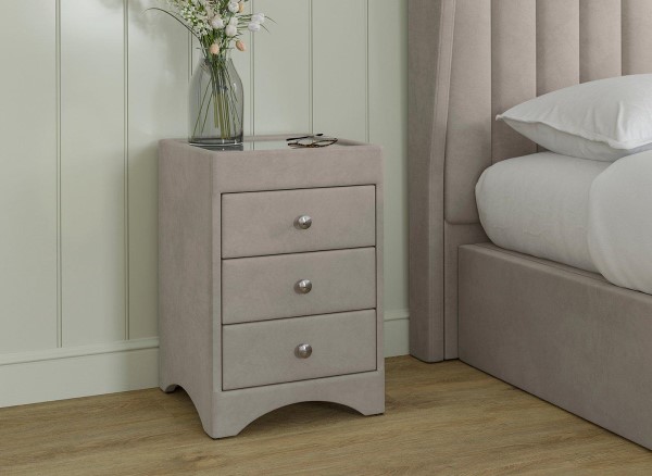 Buy Octavia / Enzo Upholstered Bedside Table Today With Free Delivery