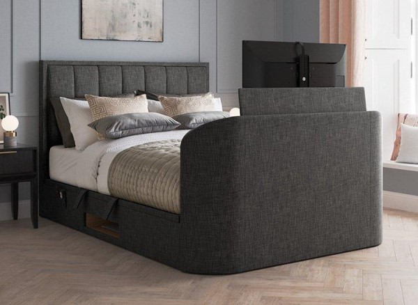 Buy Osaka Upholstered Ottoman TV Bed Frame Today With Free Delivery