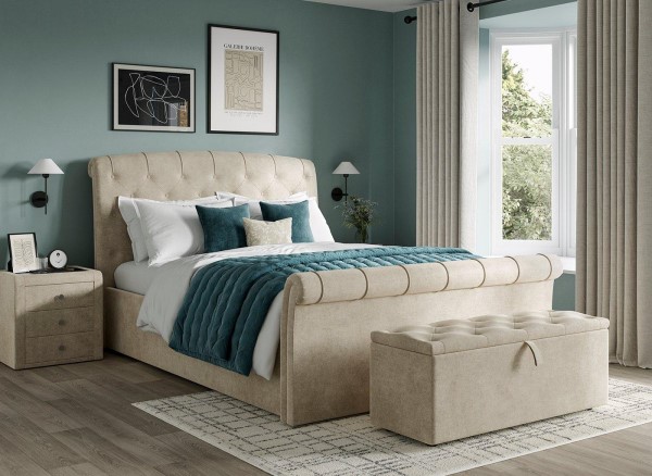 Paris Upholstered Ottoman Bed Frame second priority image