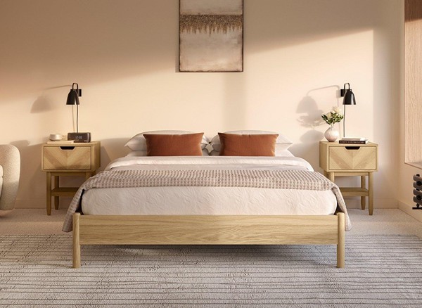 Philomena Wooden Platform Bed Frame second priority image