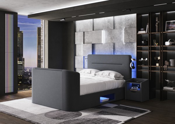 Re-charge Gaming Ottoman TV Bed Frame second priority image