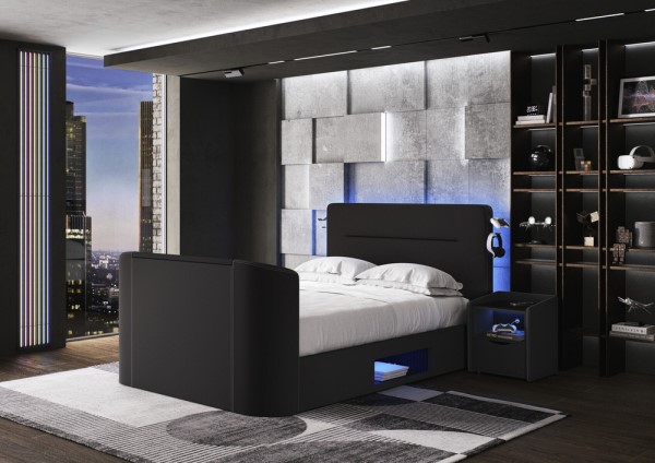 Re-charge Gaming Ottoman TV Bed Frame third priority image