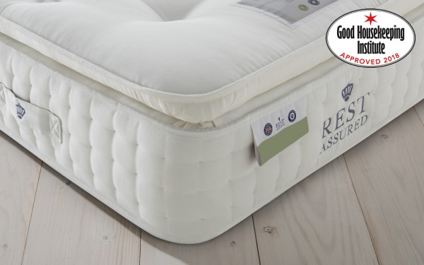 Buy Rest Assured Knowlton 2000 Pocket Latex Pillow Top Mattress Today With Free Delivery
